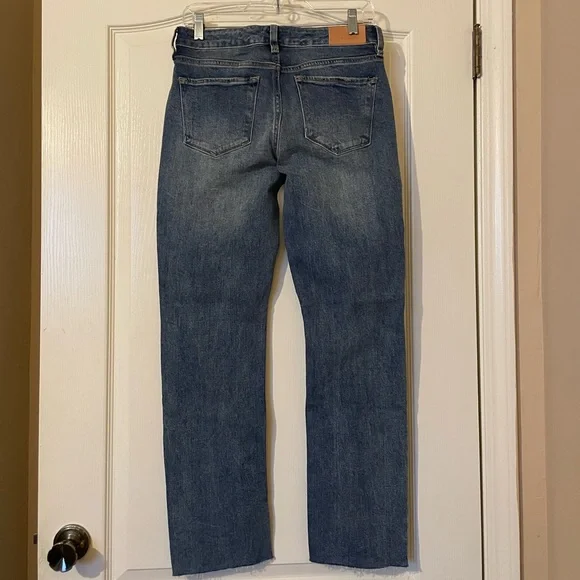 Dear John Women’s Playback Phantom Jean Denim Size 27 Mid Rise Straight Leg NWT